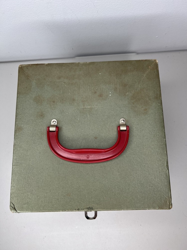 Vintage Dritz Sewing Pattern Green File Folder Box