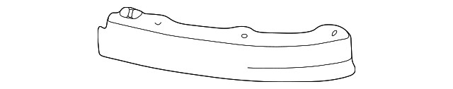 Genuine GM Passenger Side Front Bumper Outer Valance Panel 10419313