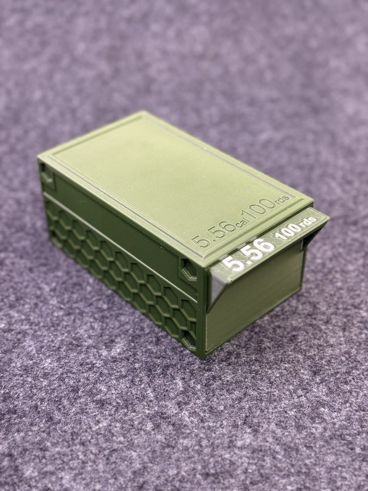 SlideCan 2.0, .223 stackable .30 cal ammo can storage system
