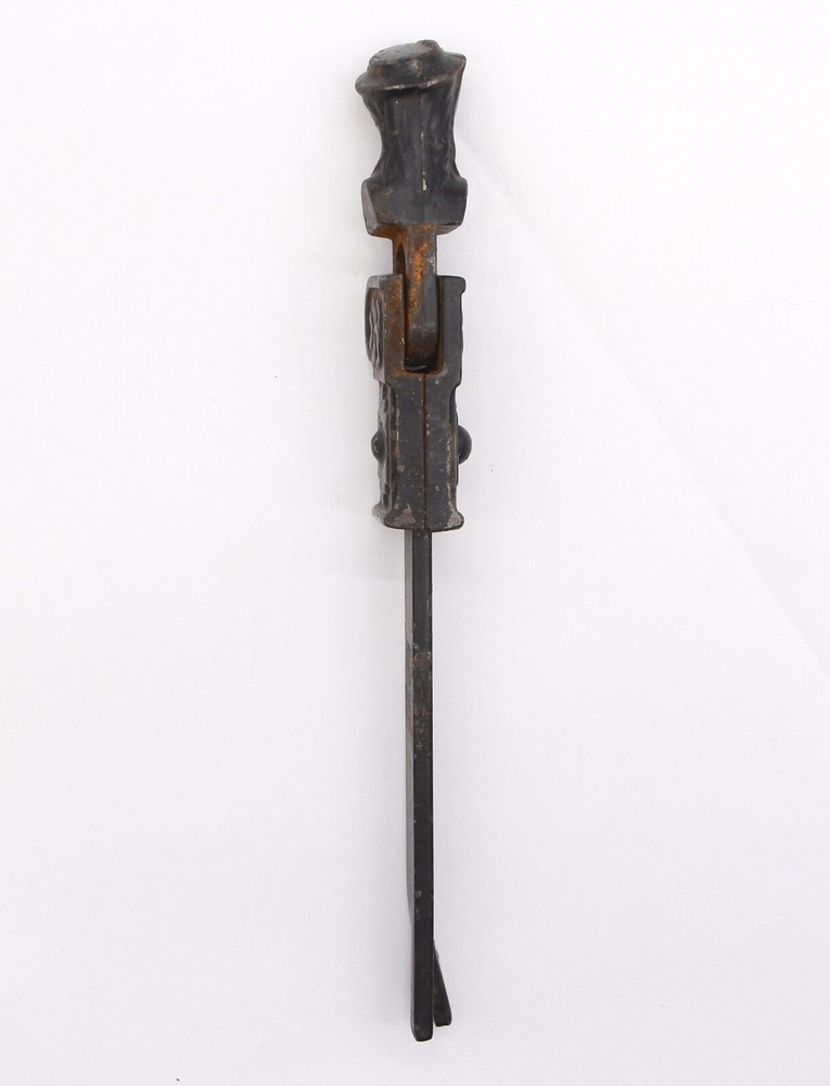 Antique Figural Cast Iron Window Shutter Pull Piece