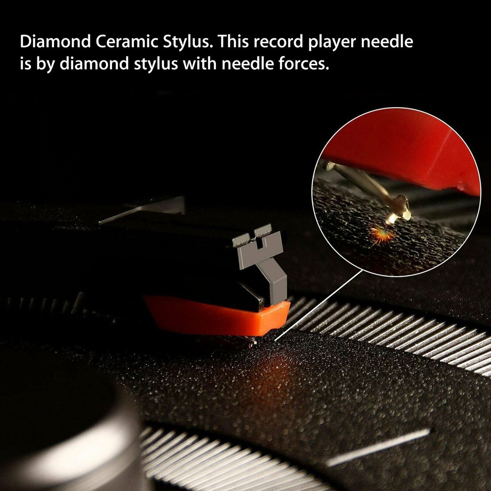 3Pcs Record Player Needle Turntable Stylus Replacement for Crosley Phonograph