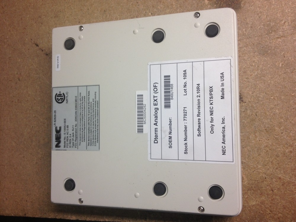 E-1000U-SEE NEC Dterm Analog EXT (OF)