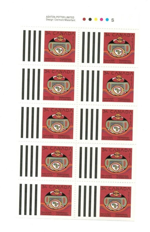 Canada - Booklet Pane - 1295a - Mint Never Hinged