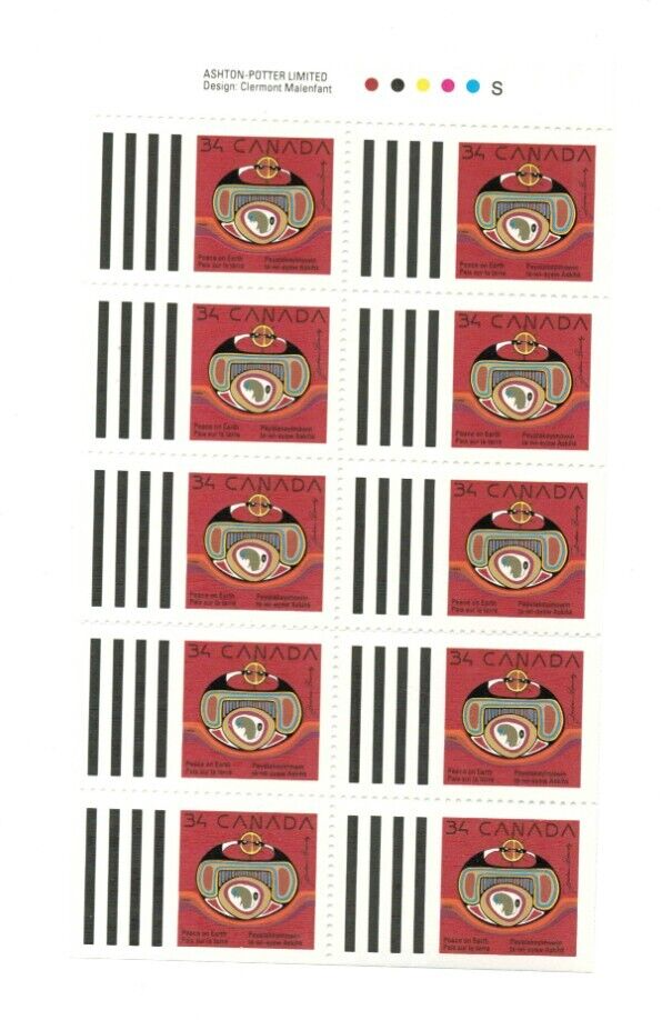 Canada - Booklet Pane - 1295a - Mint Never Hinged