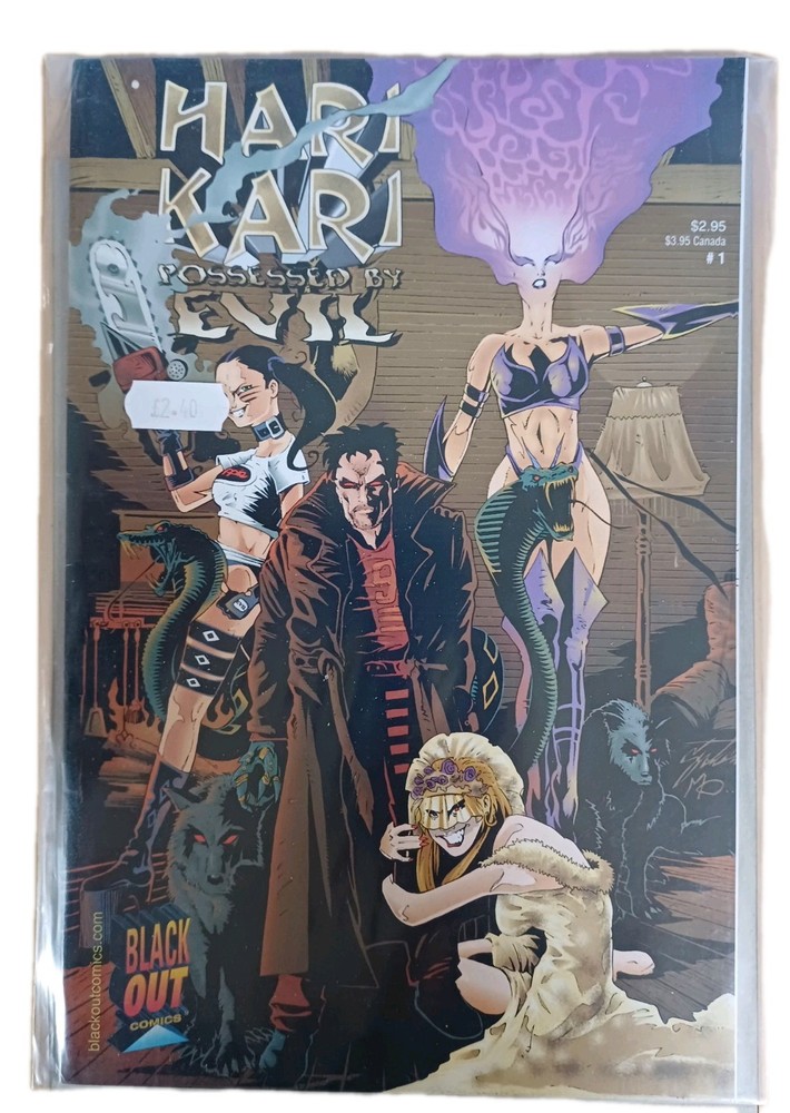 *black out  comics  **HARI KARI*possessed by evil *..#01.        marvel/dc.