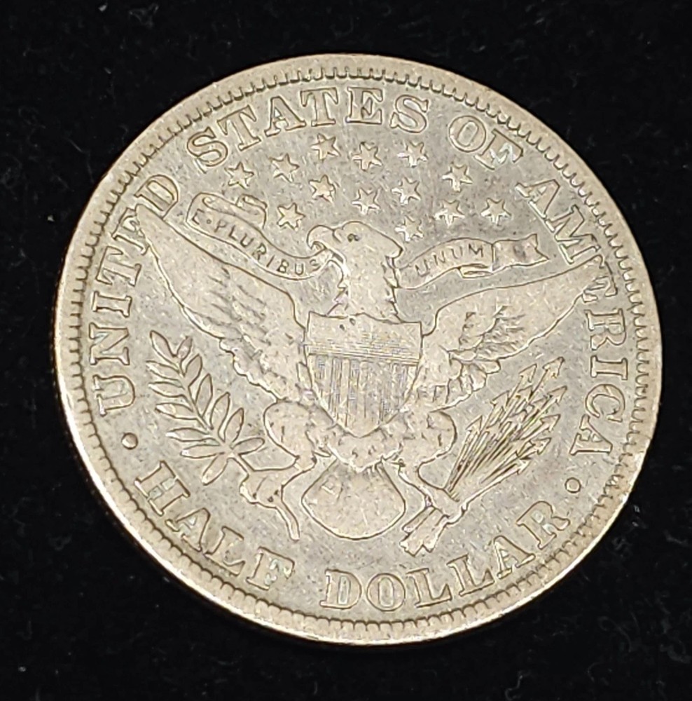 1898 Barber Half Dollar / Fine
