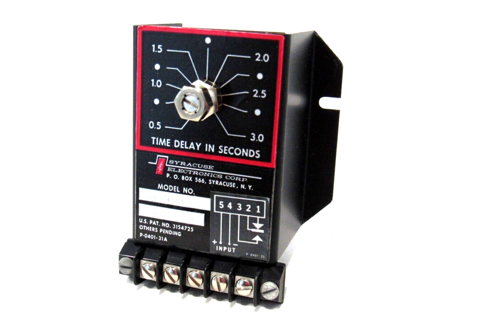 NEW SYRACUSE ELECTRONICS MODEL DAR-233 TIME DELAY DAR233