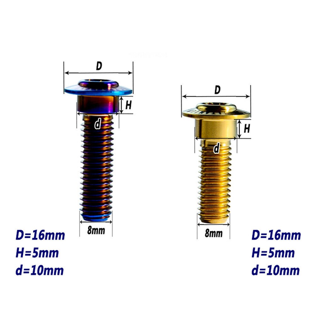 M8x20 25 30mm Titanium Screws Step style motorcycle Modification Repair Bolt