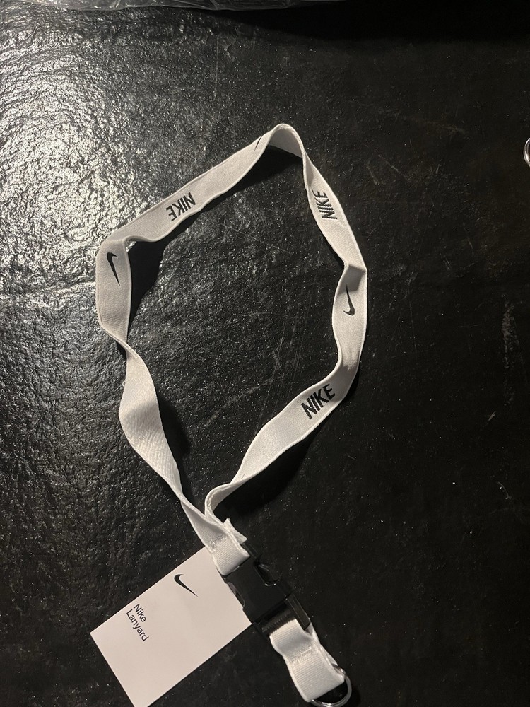 Nike Premium Lanyard White | Black