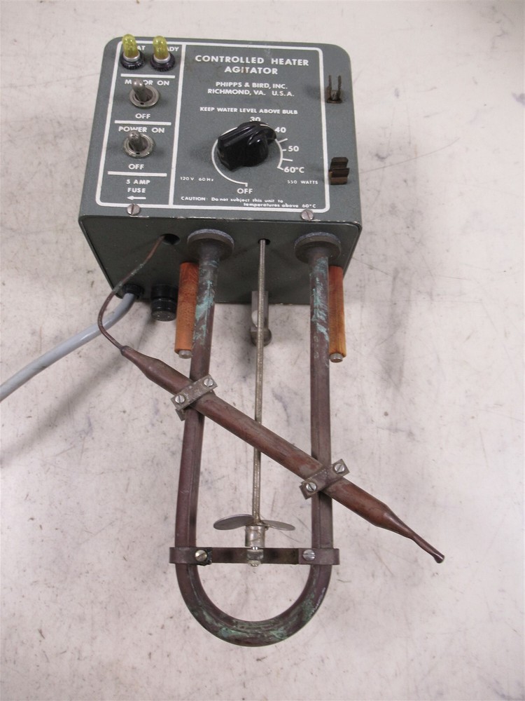 Lab Water Bath Heater Agitator - Phipps & Bird Temperature Controlled Stirring