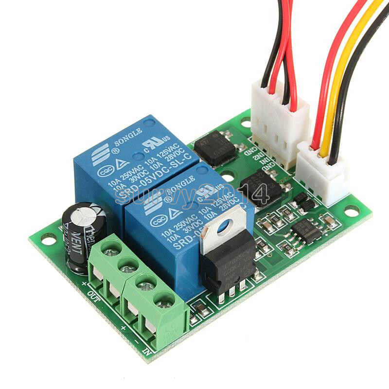 3A DC Motor Speed Controller PWM Adjustable Reversible Switch 6V/12V/24V