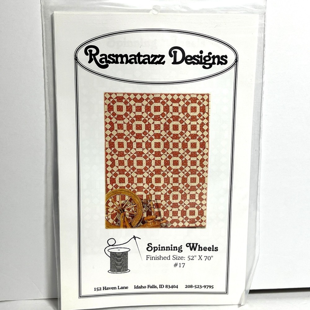 Rasmtazz Designs Spinning Wheels Quilt Pattern