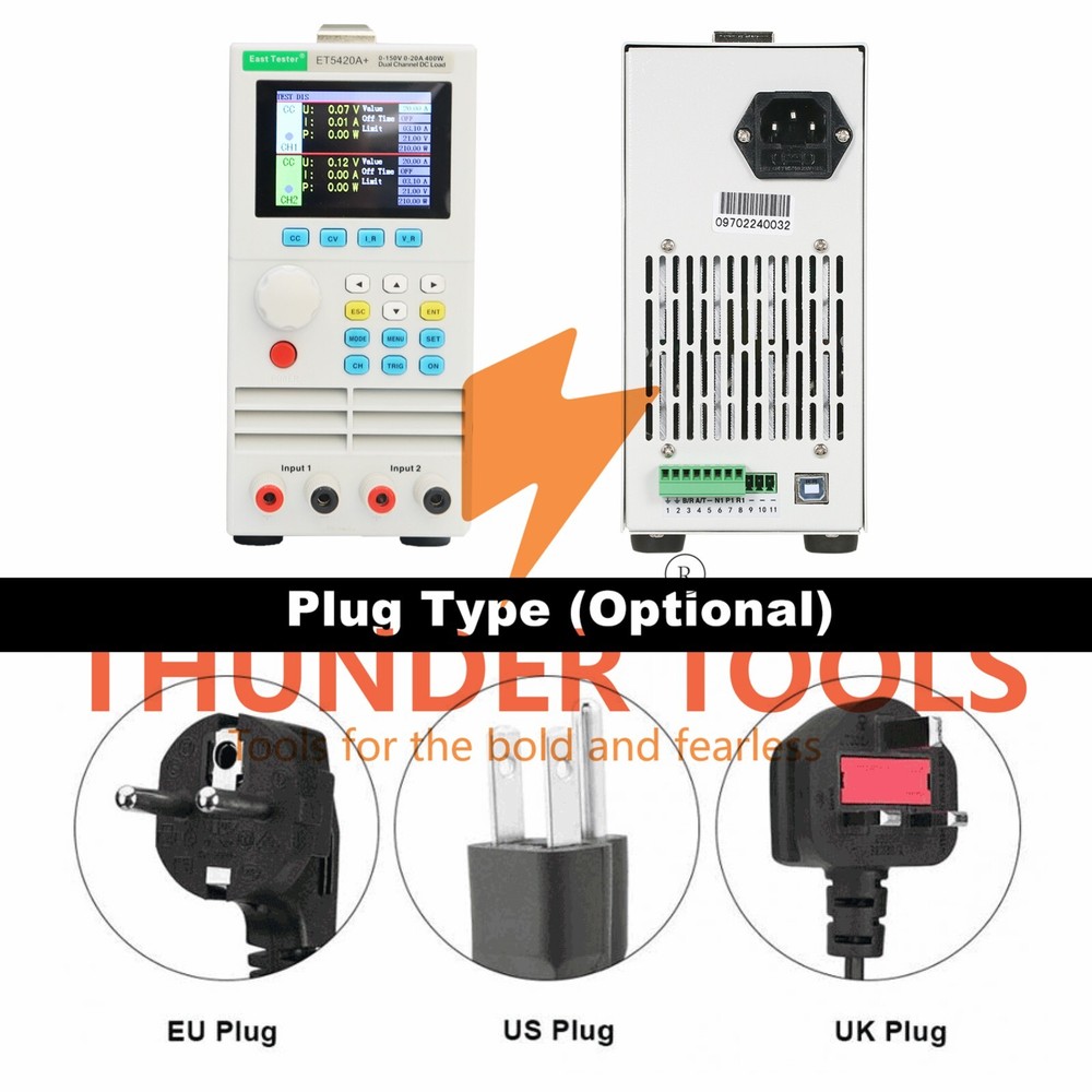 Thunder Tools East Tester ET5420A+ Programmable Dual-channel DC Electronic