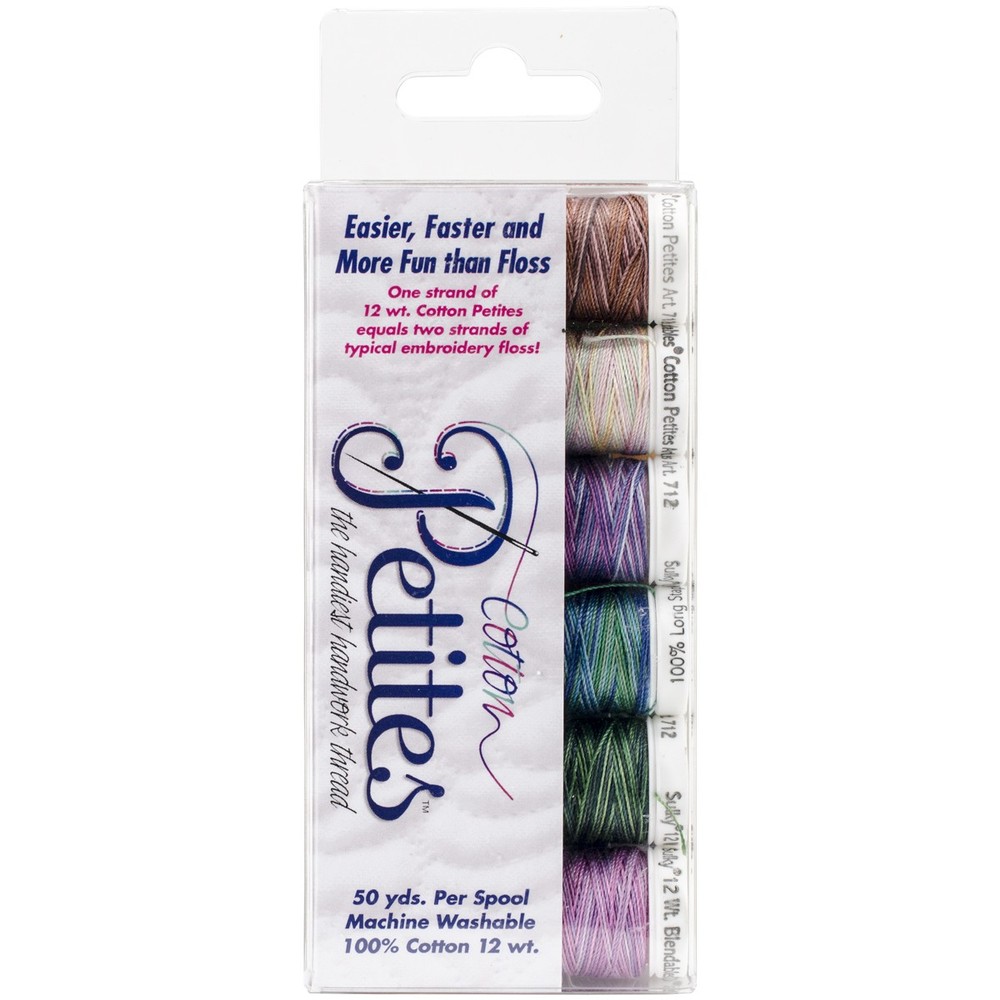 Sulky  Sampler 12wt Cotton Petites 6/Pkg-2nd Most Popular Assortment