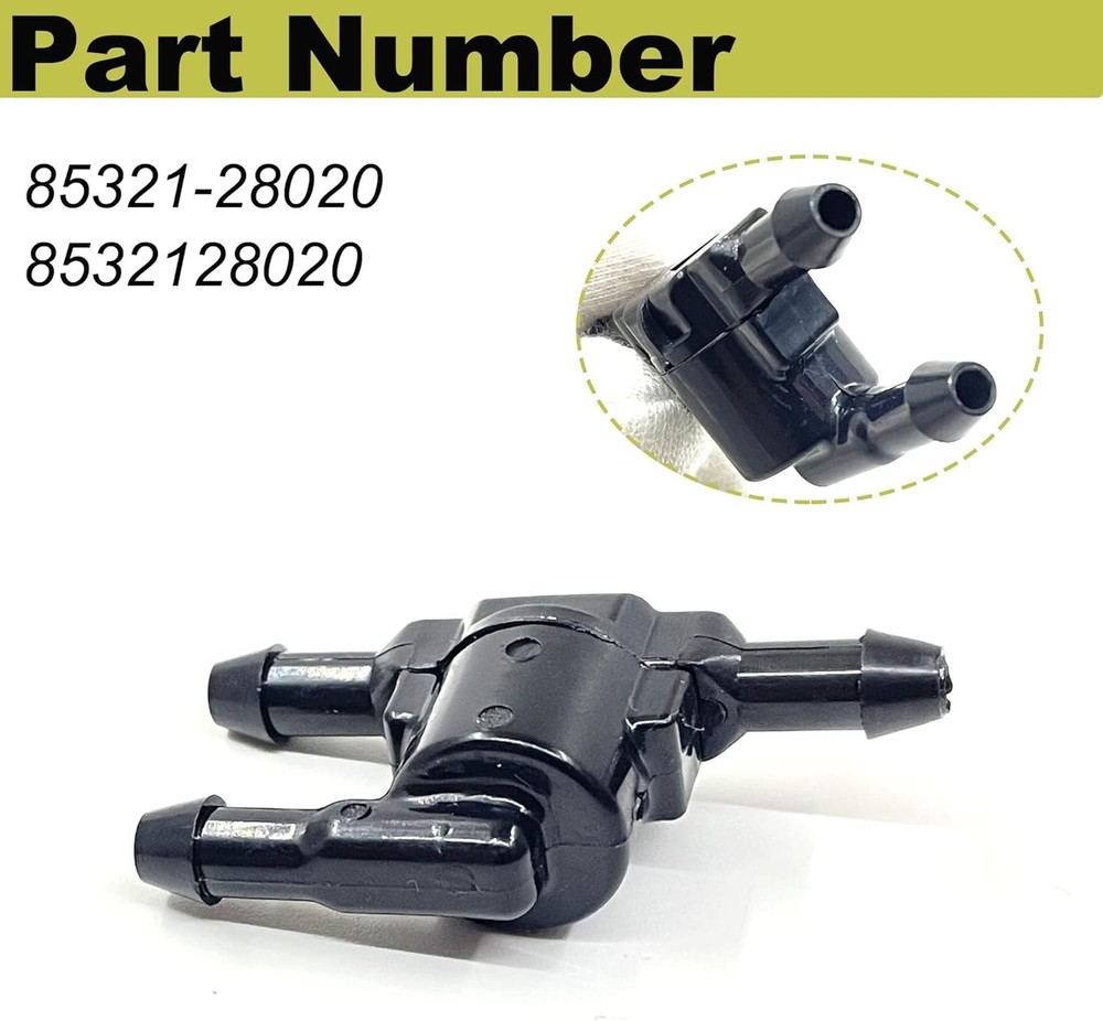 Wiper Washer Windshield Check Valve Replacement - OEM: 85321-28020