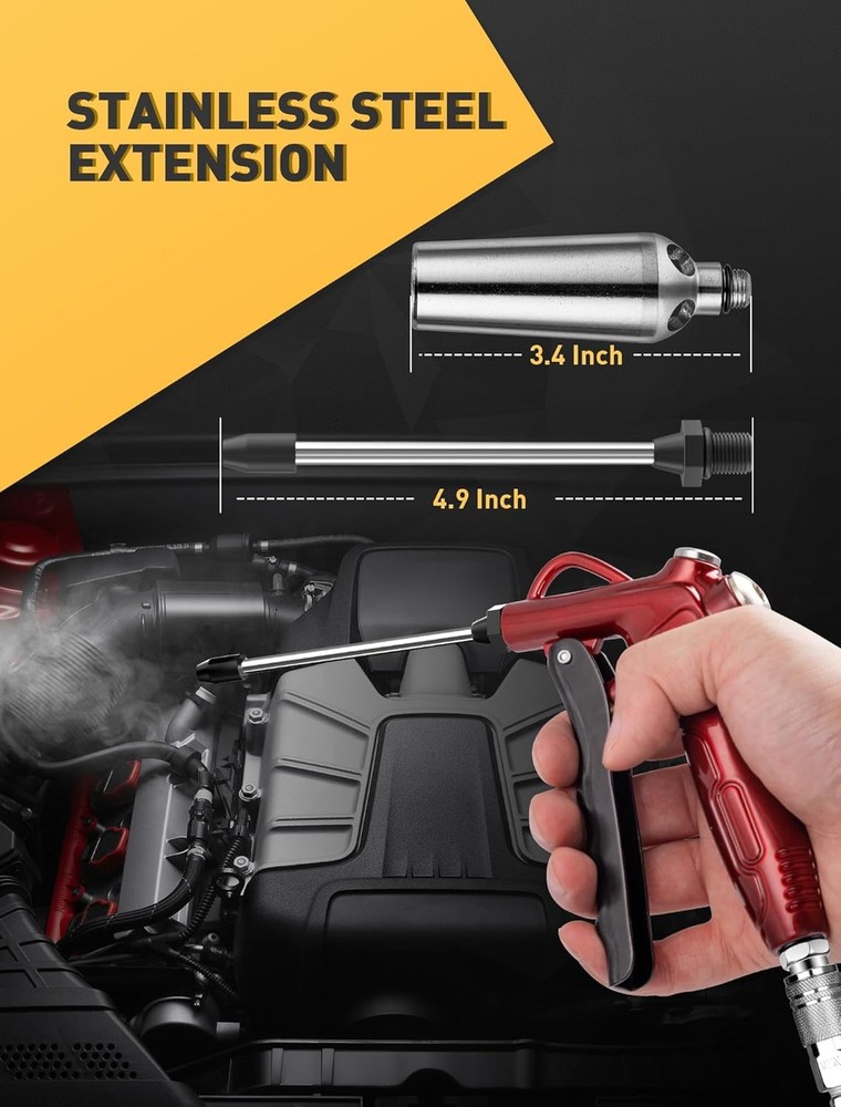 High Volume Air Blow Gun with Nozzle