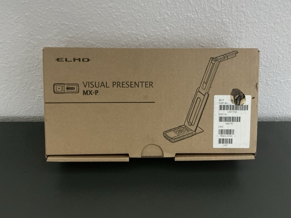 Elmo MX-P Visual Presenter Document Camera – Tested w/ Box, Power Cords
