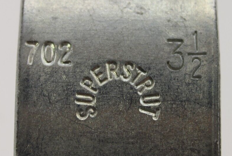 Superstrut 702-3-1/2" Silver Pipe Strap