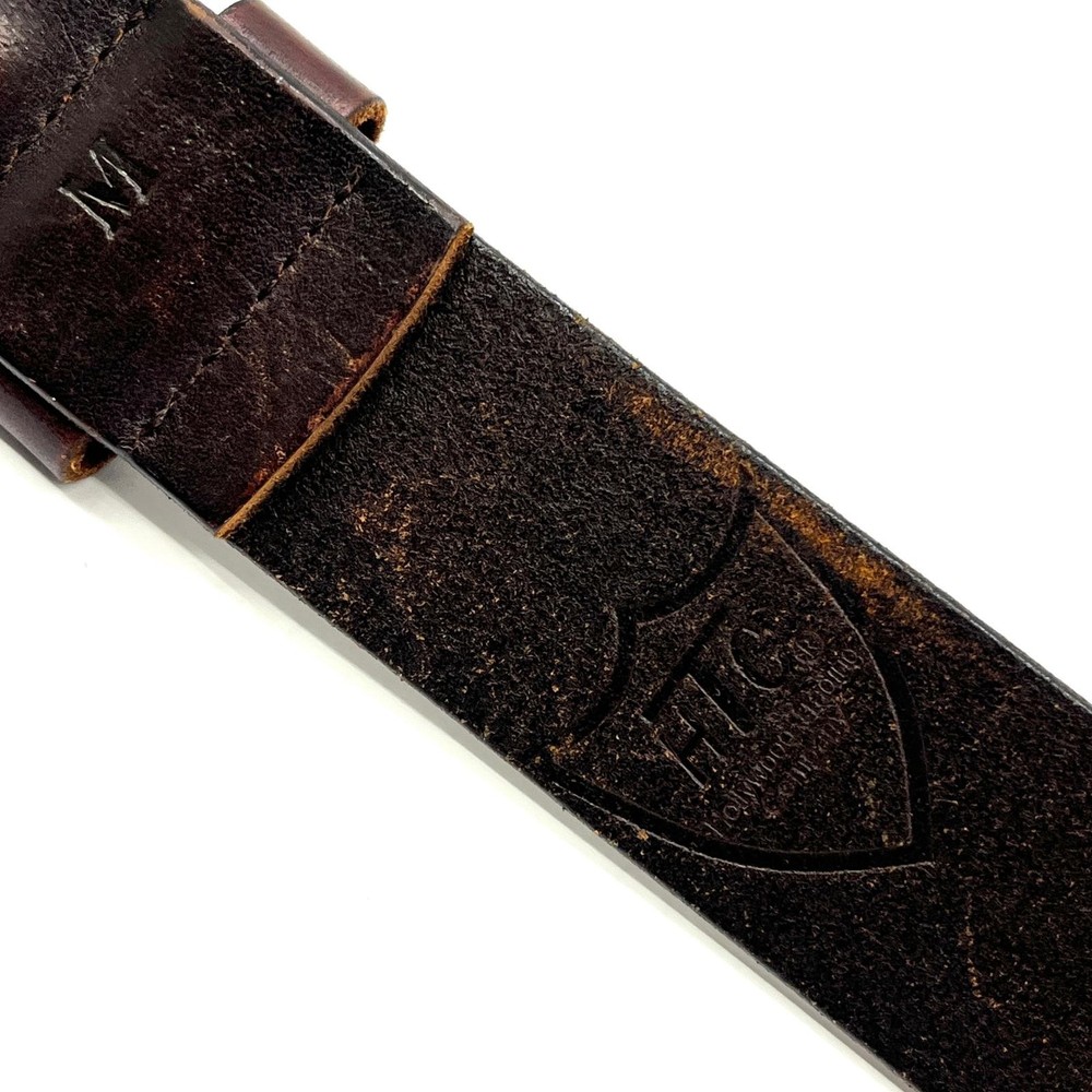 Htc 5 Row Pyramid Studs Belt Brown Size 36