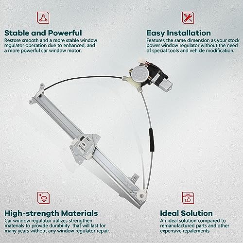 Driver Side Power Window Regulator Front Left 1992-2000 for Mitsubishi Montero