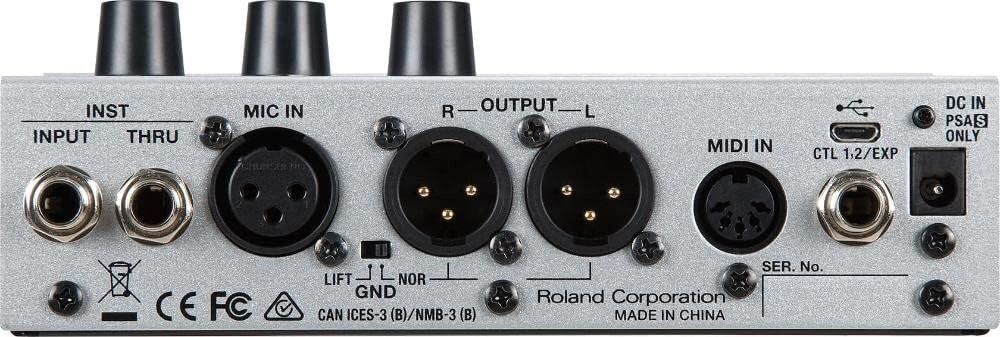 BOSS VE-500 Vocal Performer Silver Multi-Effect Vocal Pedal