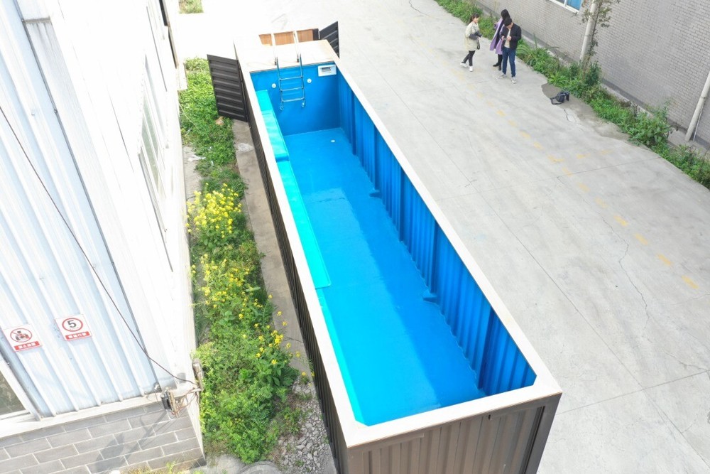 Swimming Pool 20ft. Length - Safe Room Designs Container Pools Catalog
