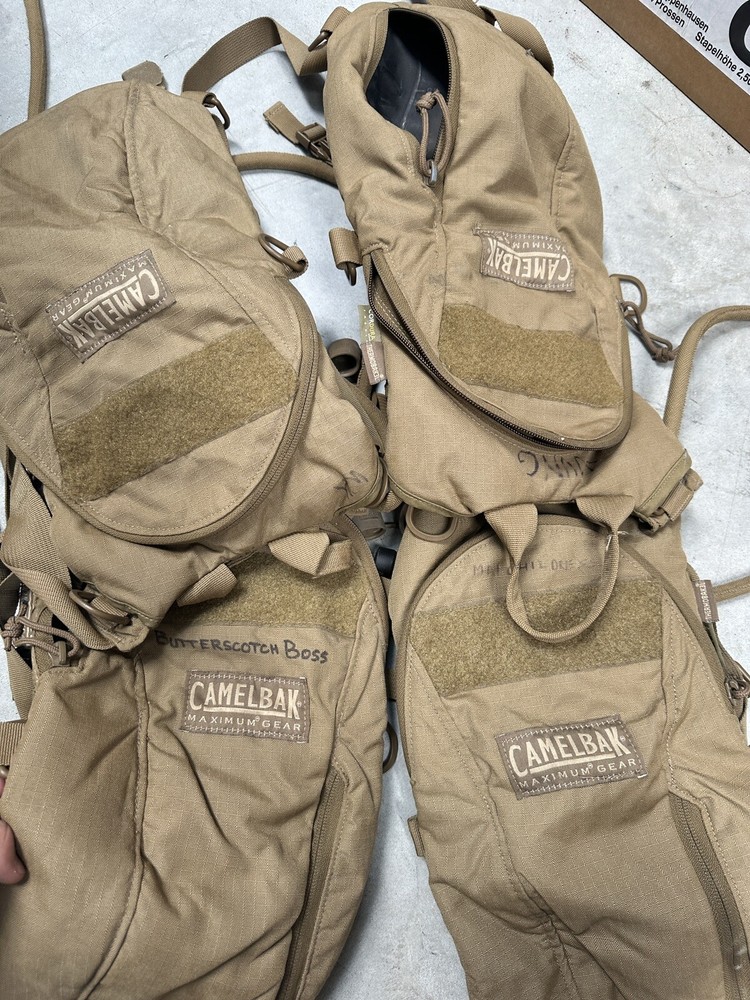 USMC Thermobak Crux Hydration Pack Camelbak No Bladder Coyote Backpack Water