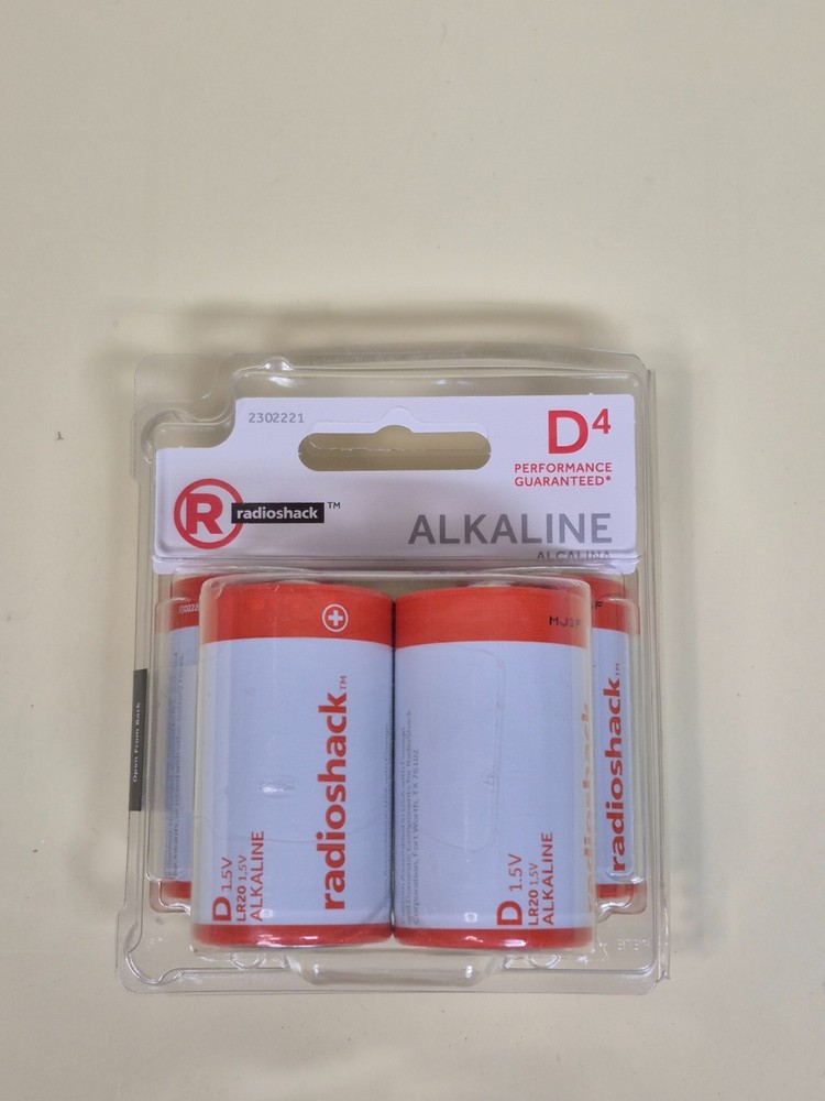Radioshack Vintage D4 Battery Pack Alkaline BIUB2024
