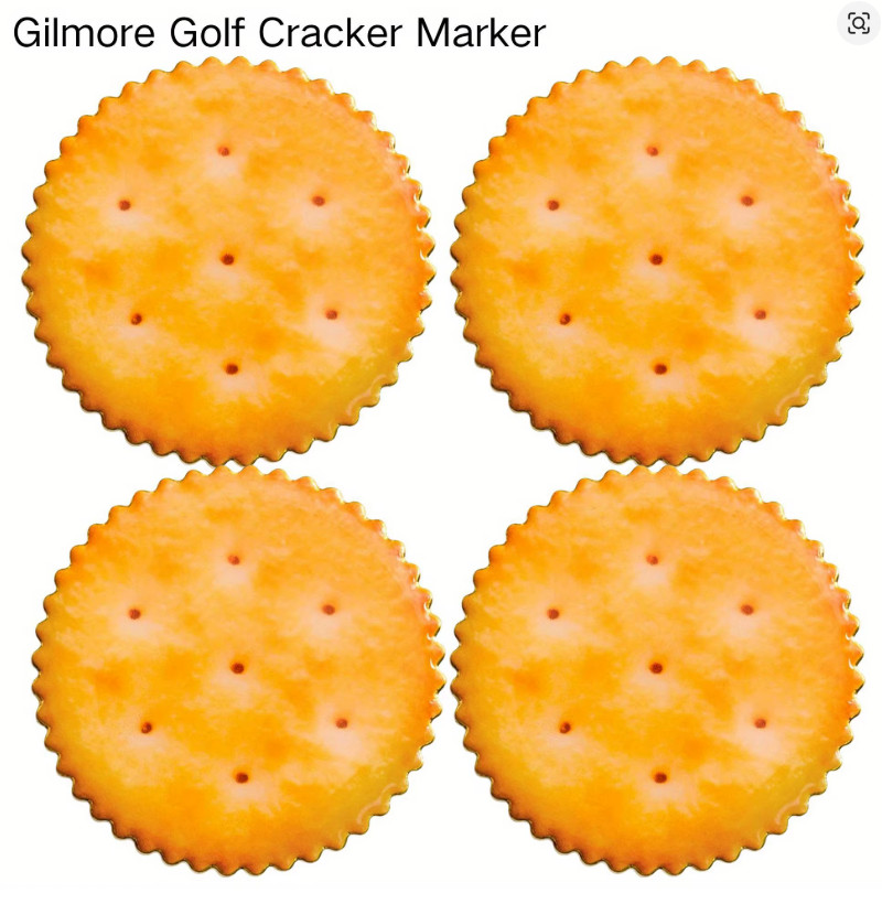 happy Gilmore Cracker  Golf Ball Marker 4pcs