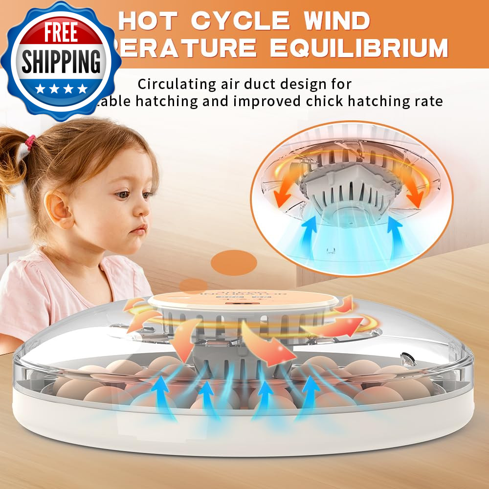 Incubators for Hatching Eggs，30 Egg Incubator,Egg Incubator with Automatic Egg T