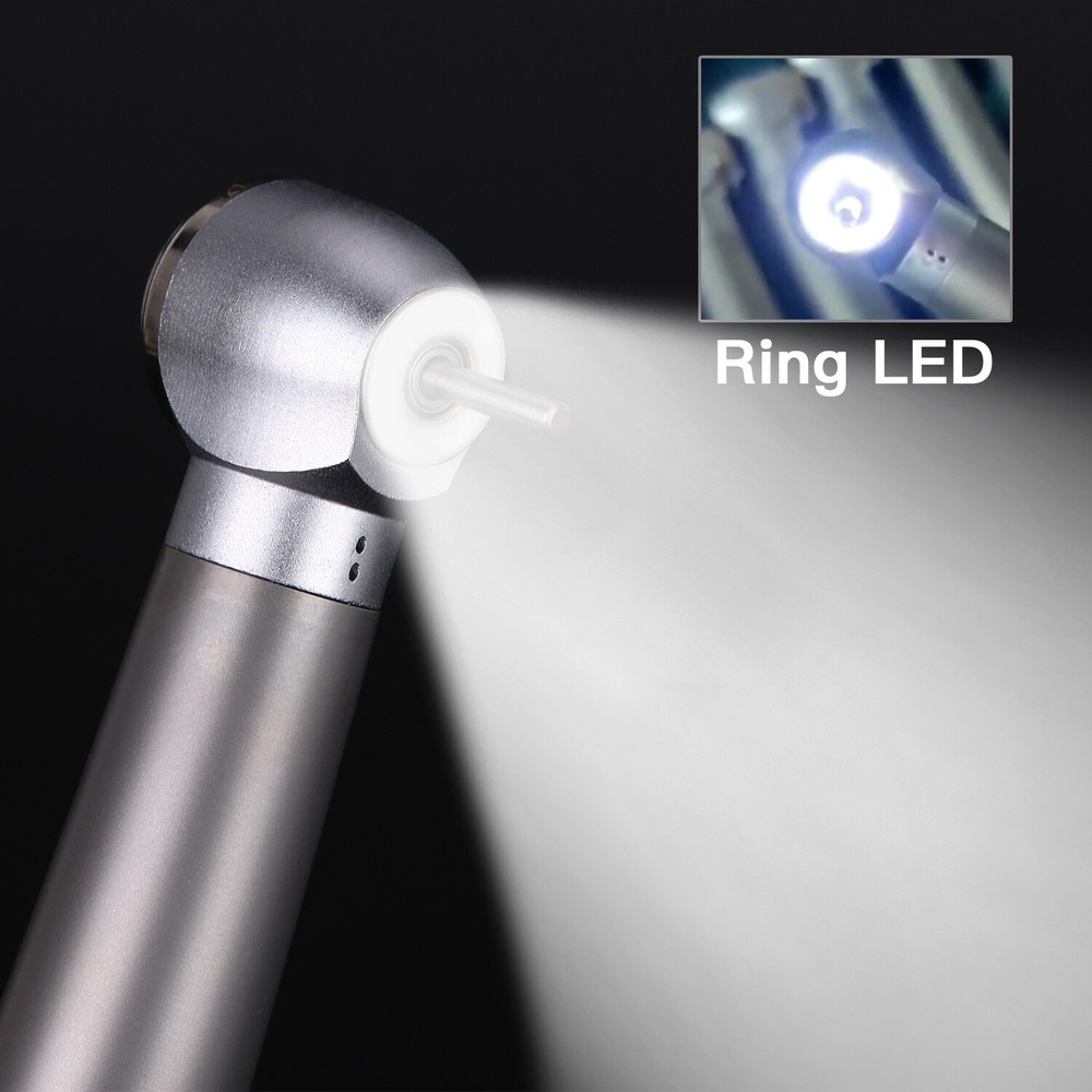 Dental LED High Speed Handpiece 4Hole E-Generator Shadowless Push