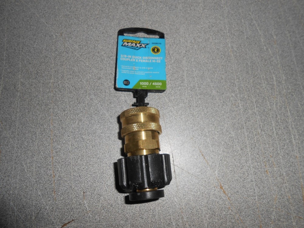 SURFACE MAXX 3/8-IN QUICK DISCONNECT COUPLER X FEMALE -22
