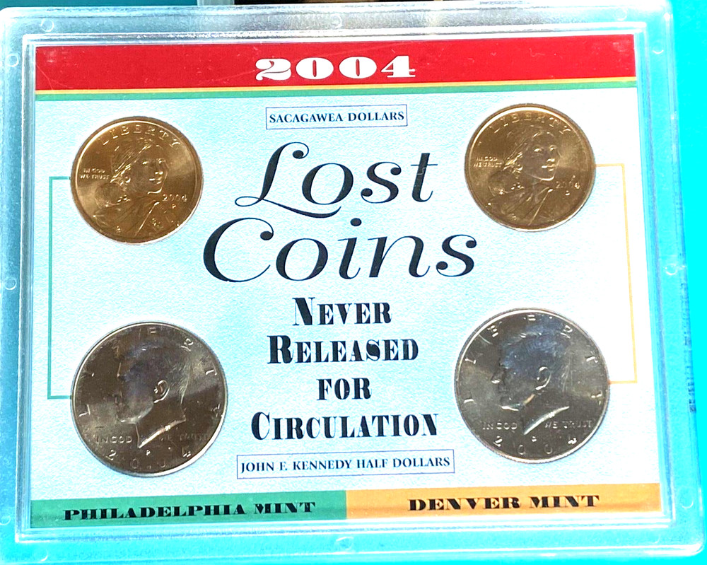 2004  Lost Coins NEVER RELEASED FOR CIRCULATION