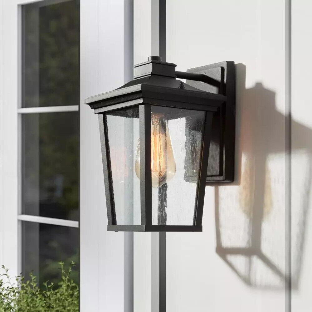 ​LNC A03319S Traditional Coastal Black Outdoor Lantern Wall Sconce Light
