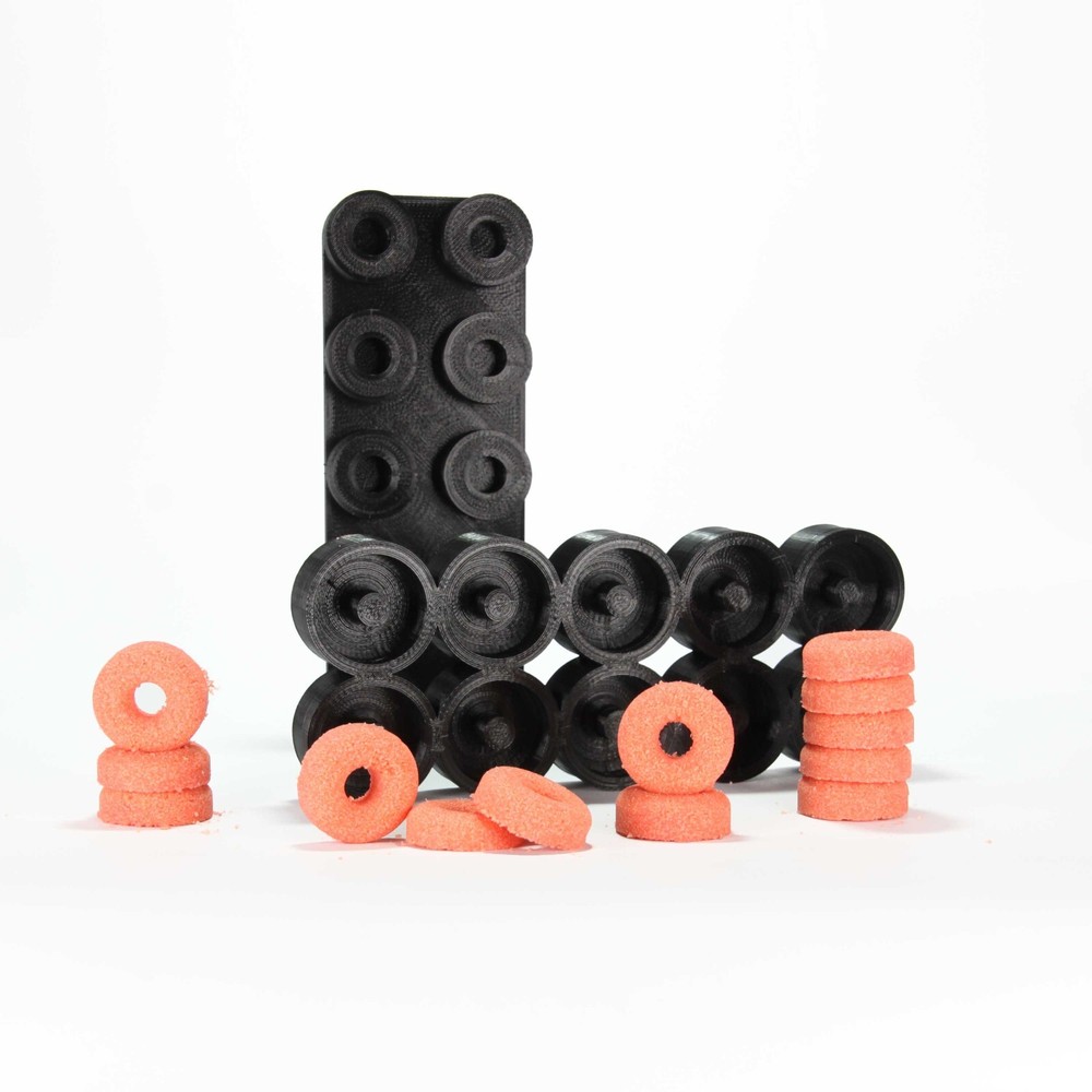 Mini Donuts (x10) Bath Bomb Mold, DIY original Bath Bombs Set 3D Printed Kit