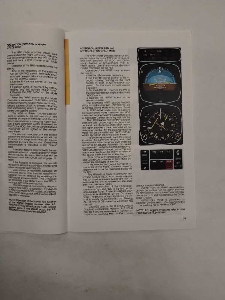 King KAP/KFC 200 Flight Control Systems Pilots Guide -Reproduction