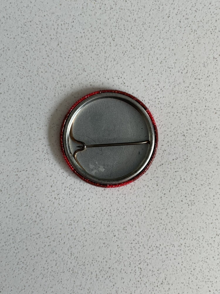 Vintage David Bowie Band Button Pin 1" Across