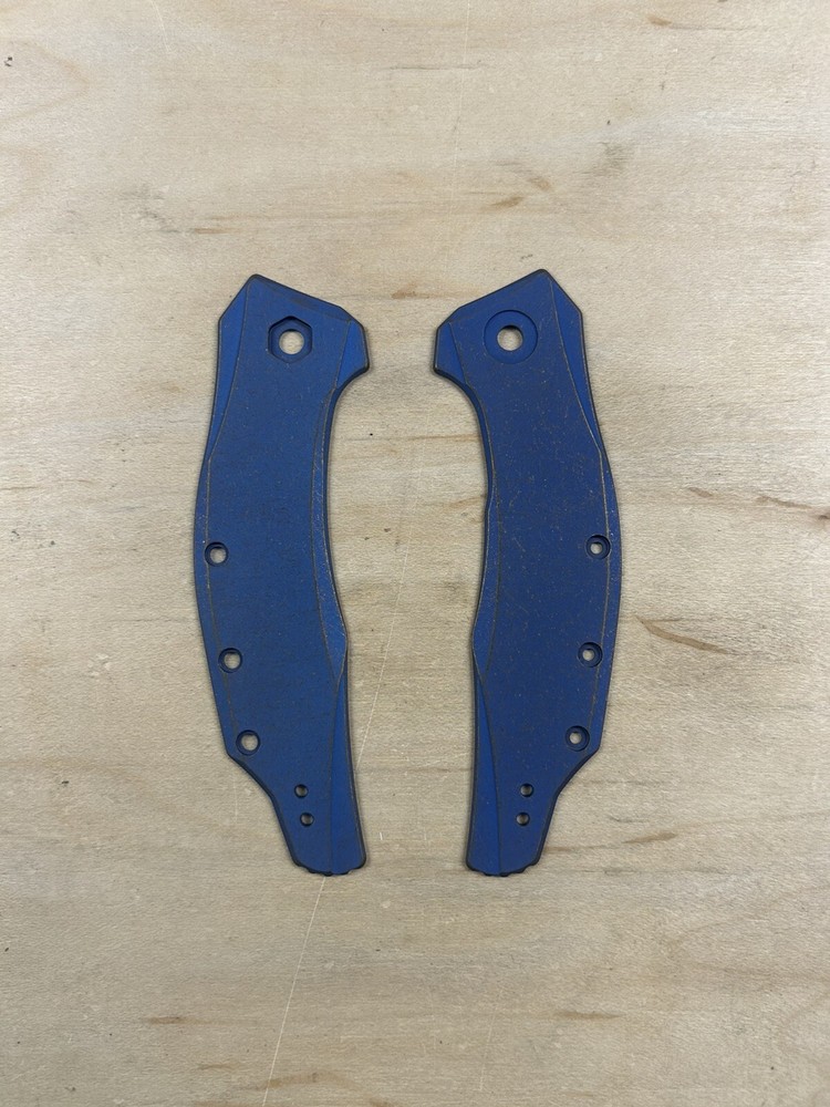 Custom Antique Anodized Titanium Zero Tolerance 0357 Handle Scales