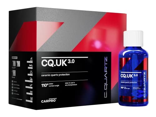 CQUARTZ UK 3.0 - Ceramic Coating for Cars, Quartz Based 30ml Kit