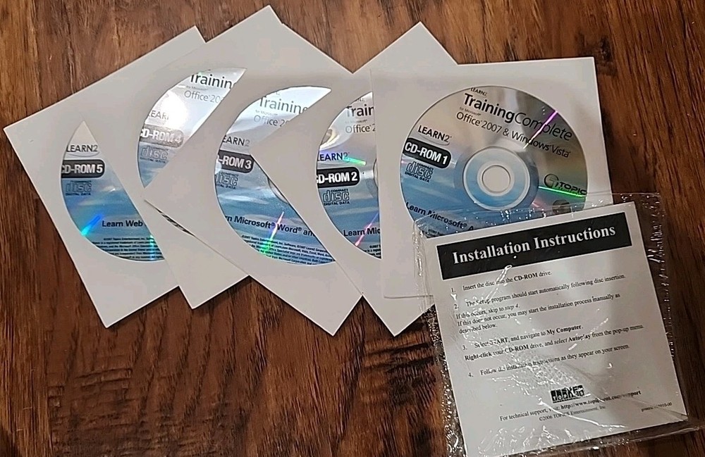 Learn2 Training Complete For Microsoft Office 2007 & Windows Vista