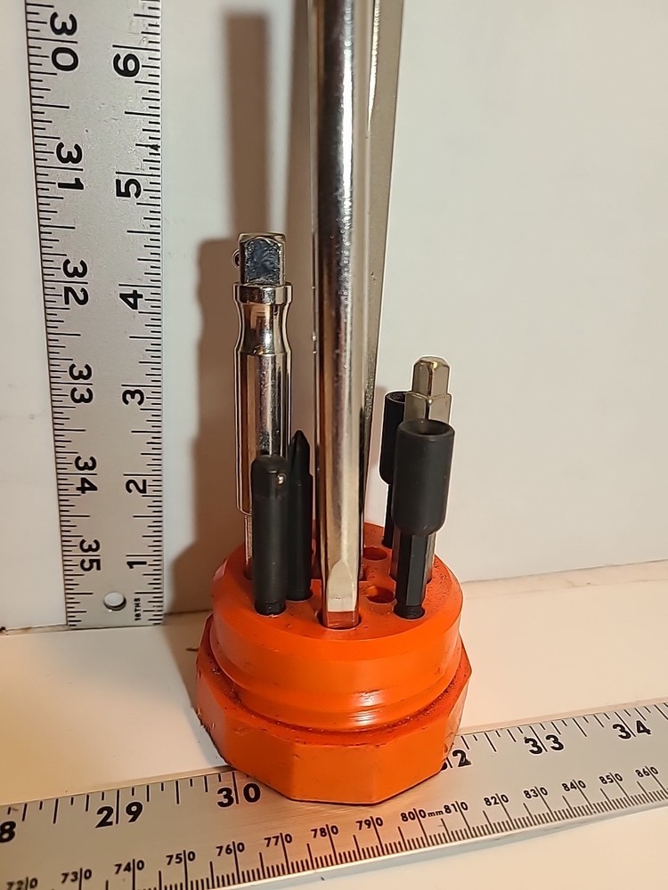 Vtg Creative Tools Inc. Easydriver Ratchet Ball Screwdriver, Bit, & Extension