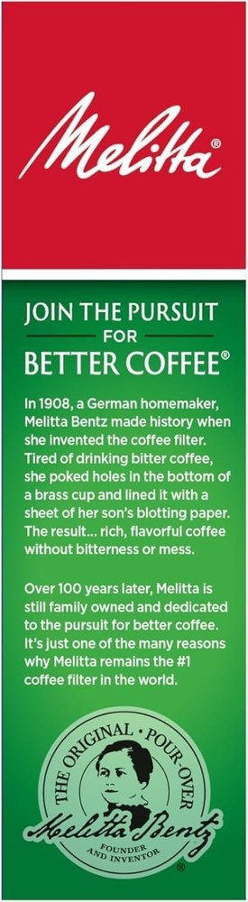 Melitta Cone Coffee Filter - Natural Brown #4 (100 Pieces)
