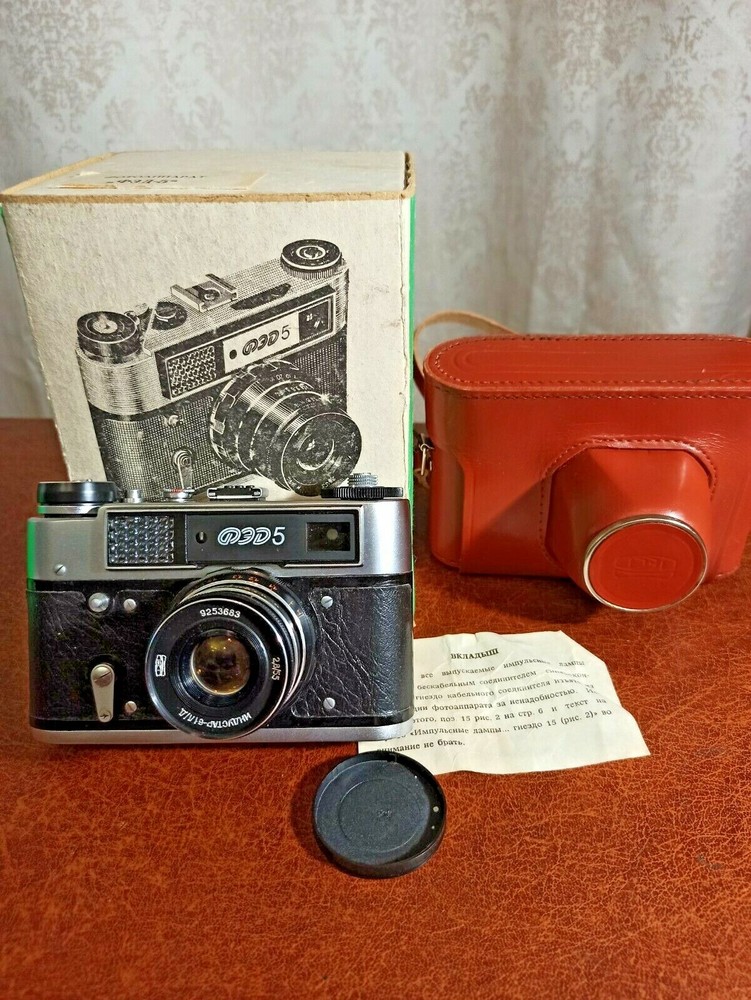 Vintage Soviet Camera FED 5. USSR ideal condition