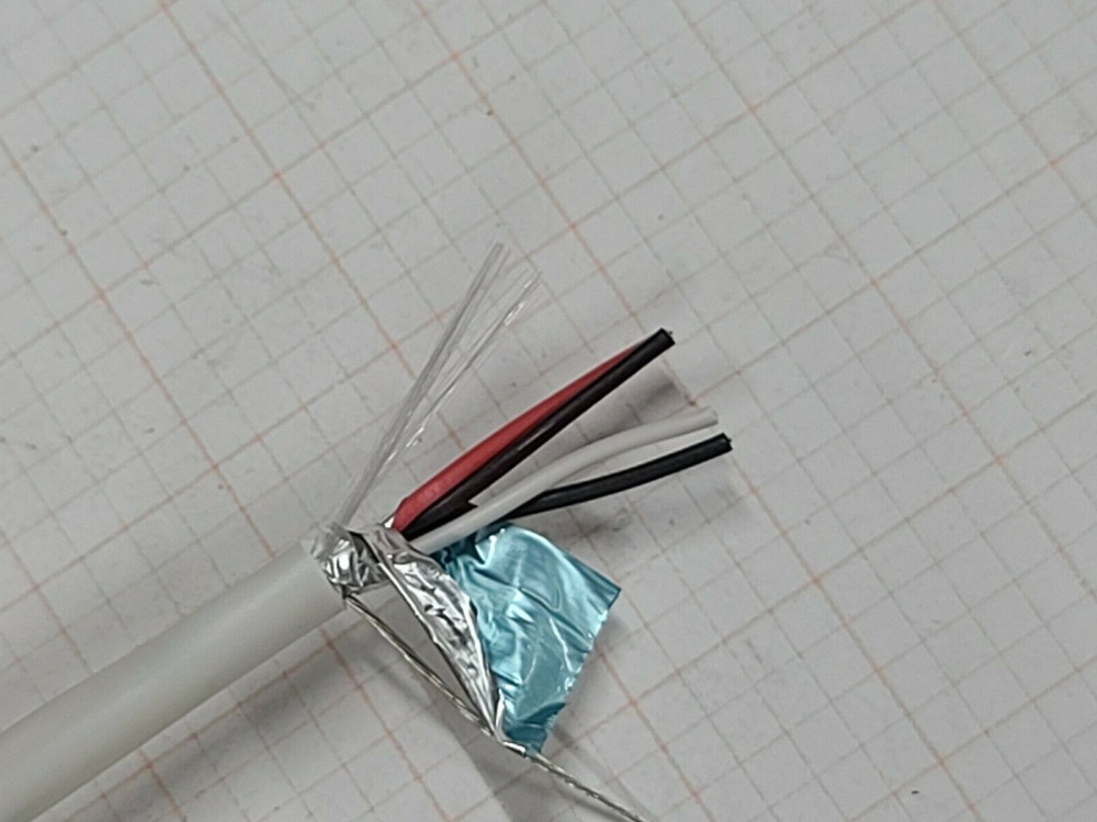 Lake Cable P222PRCS 22/2P Shielded Plenum Control Cable CMP White /50ft