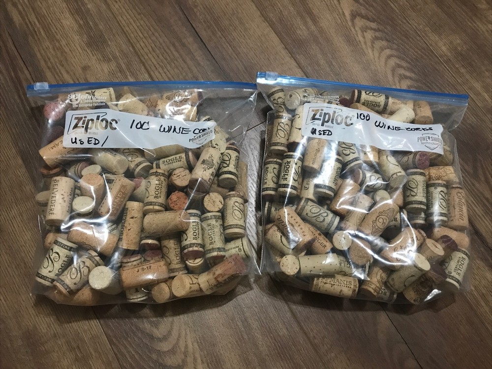200 Used Wine Corks- Recycled / Used / Upcycled- Great For Crafting