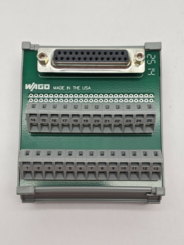 Wago 50036753 Interface Connector Module MOD-F-25 D SUB