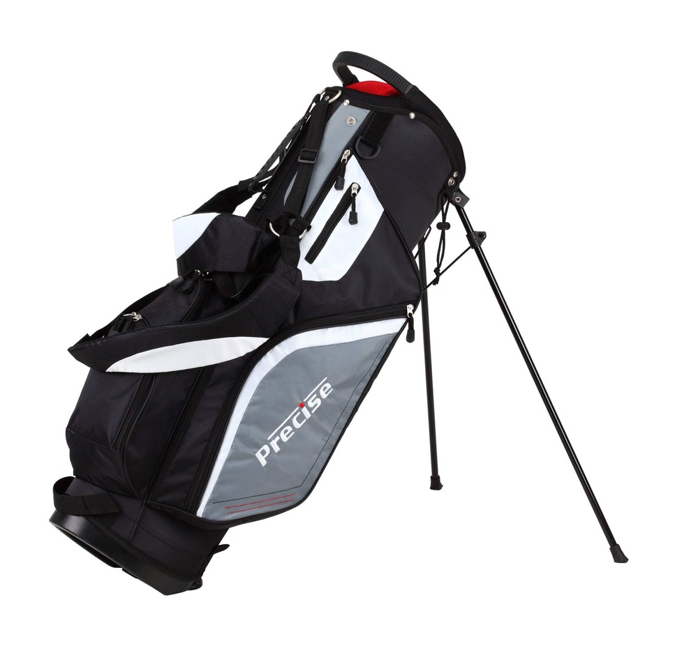 Precise M5 Men's Left Handed 15 Piece Complete Golf Clubs Package Set - 2 Sizes!
