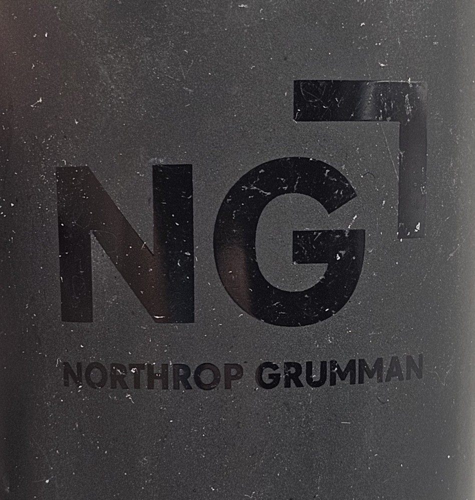 Northrop Grumman Stealth Black Stoneware Coffee/Tea Mug NG Logo