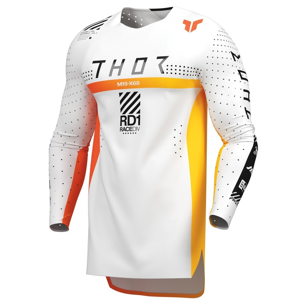 Thor Sportmode Motocross MX Kit Pants & Jersey - SYNTH WHITE