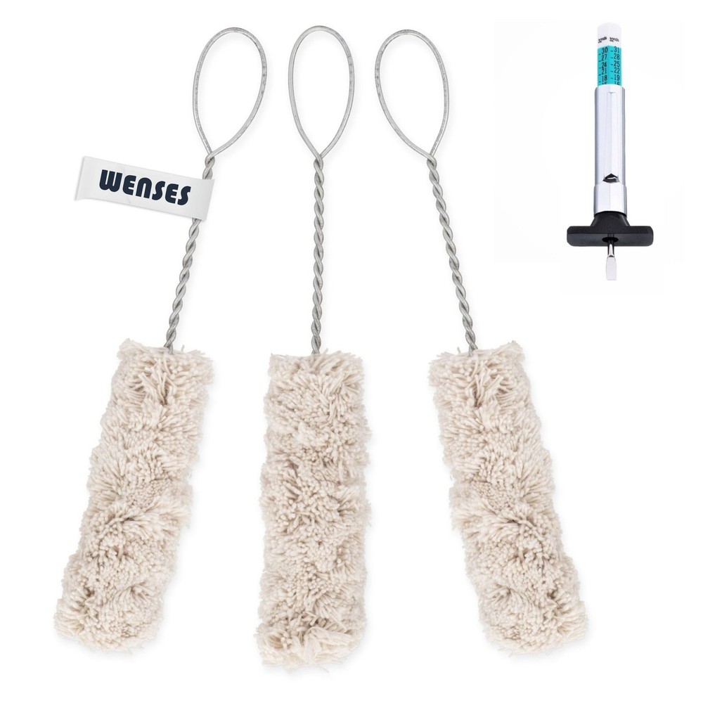 Wenses Tire Lube Brush Applicator Swab (3-Pack), 11.5" Length, Includes...